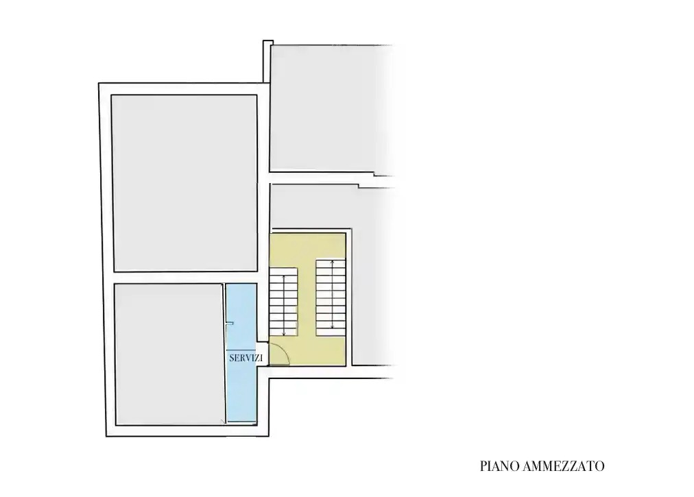 Planimetria piano ammezzato